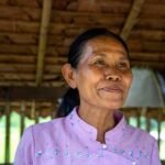 woman, smile, senior, elder, lady, face, hair